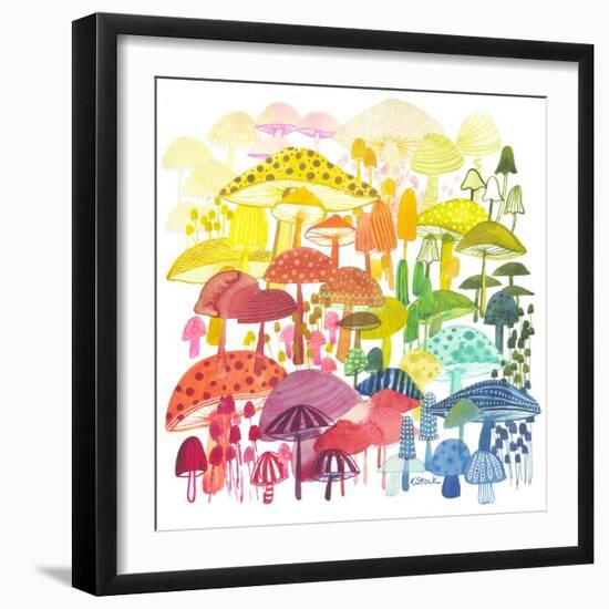 Full Spectrum Shrooms-Kerstin Stock-Framed Art Print