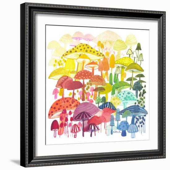 Full Spectrum Shrooms-Kerstin Stock-Framed Art Print