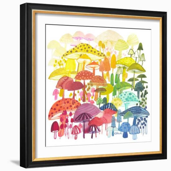 Full Spectrum Shrooms-Kerstin Stock-Framed Art Print
