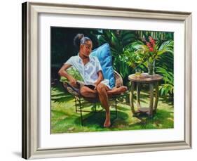 Full Stop! 2016 (oil on linen)-Colin Bootman-Framed Giclee Print