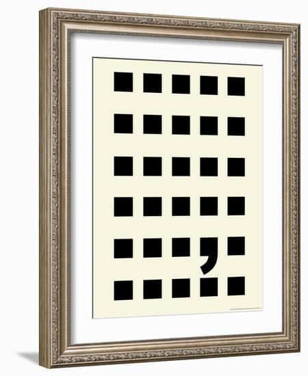 Full Stop-Philip Sheffield-Framed Giclee Print