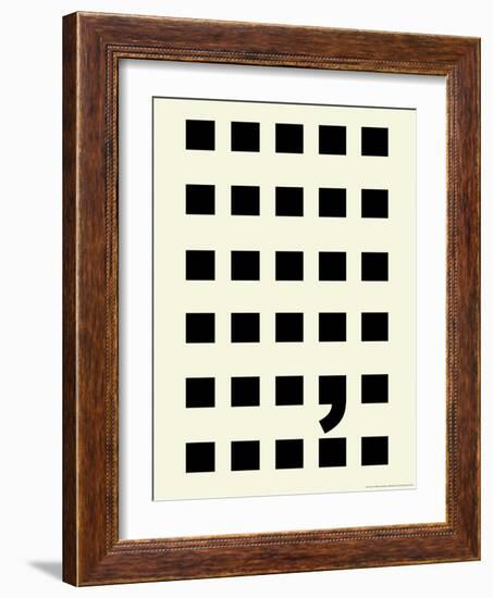 Full Stop-Philip Sheffield-Framed Giclee Print