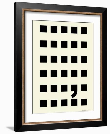 Full Stop-Philip Sheffield-Framed Giclee Print