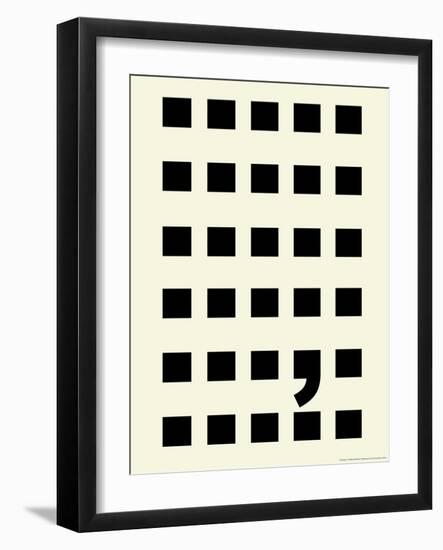 Full Stop-Philip Sheffield-Framed Giclee Print