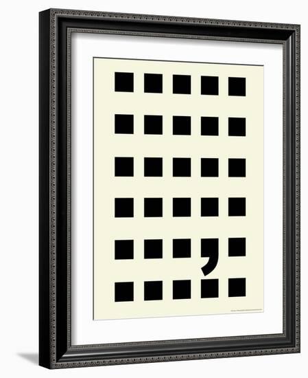 Full Stop-Philip Sheffield-Framed Giclee Print