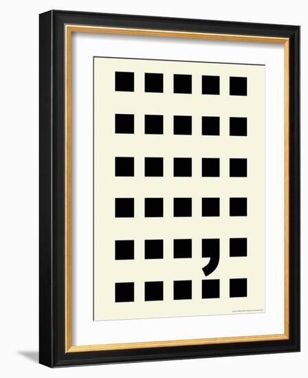 Full Stop-Philip Sheffield-Framed Giclee Print