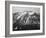 Full View Of Barren Mountain Side With Snow "In Rocky Mountain National Park" Colorado 1933-1942-Ansel Adams-Framed Art Print