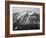 Full View Of Barren Mountain Side With Snow "In Rocky Mountain National Park" Colorado 1933-1942-Ansel Adams-Framed Art Print