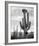 Full view of cactus with others surrounding, Saguaros, Saguaro National Monument, Arizona, ca. 1941-Ansel Adams-Framed Art Print