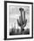 Full view of cactus with others surrounding, Saguaros, Saguaro National Monument, Arizona, ca. 1941-Ansel Adams-Framed Art Print