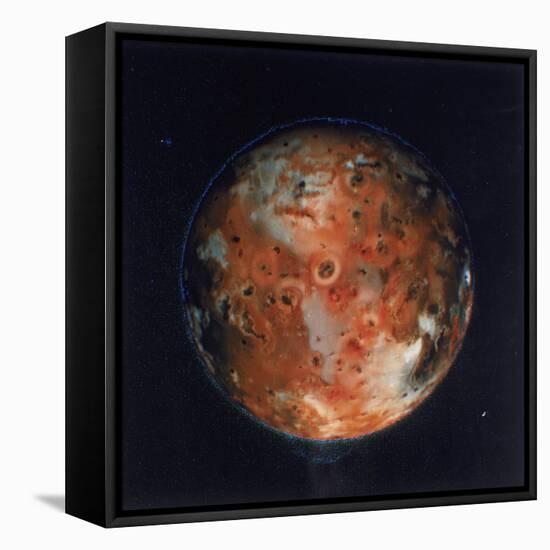 Full View of Io, One of the Moons of Jupiter, 1979-null-Framed Premier Image Canvas