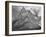 Full View Of Mountain "Going-To-The-Sun Mountain Glacier National Park" Montana. 1933-1942-Ansel Adams-Framed Art Print