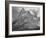 Full View Of Mountain "Going-To-The-Sun Mountain Glacier National Park" Montana. 1933-1942-Ansel Adams-Framed Art Print