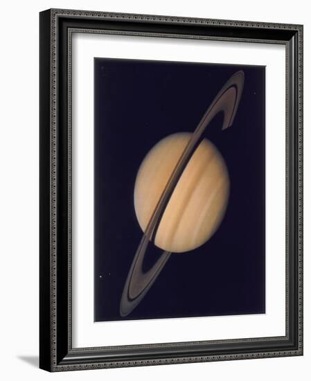 Full View of Saturn and Her Rings, 1980-null-Framed Giclee Print