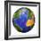 Full View of the Earth Showing Topographic Data-Stocktrek Images-Framed Photographic Print