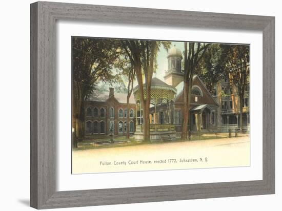 Fulton County Courthouse, Johnstown-null-Framed Art Print