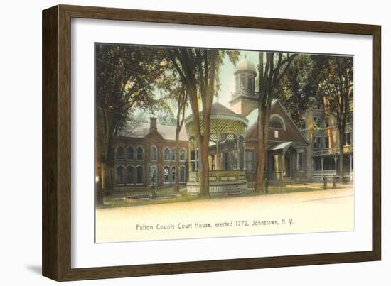 Fulton County Courthouse, Johnstown-null-Framed Art Print