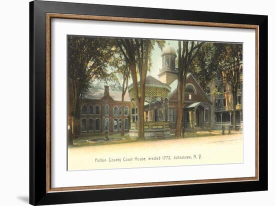 Fulton County Courthouse, Johnstown-null-Framed Art Print