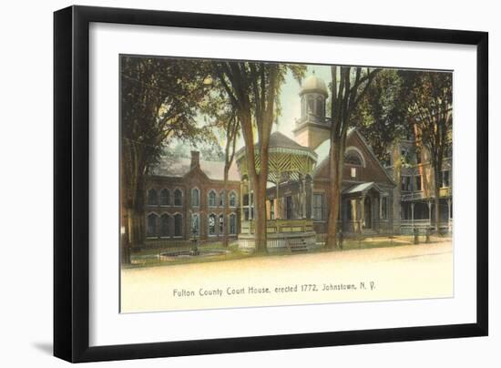 Fulton County Courthouse, Johnstown-null-Framed Art Print