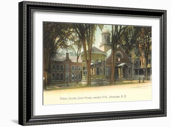 Fulton County Courthouse, Johnstown-null-Framed Art Print