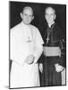Fulton J. Sheen Following a Private Audience Pope Paul VI at the Vatican, March 17, 1971-null-Mounted Photo