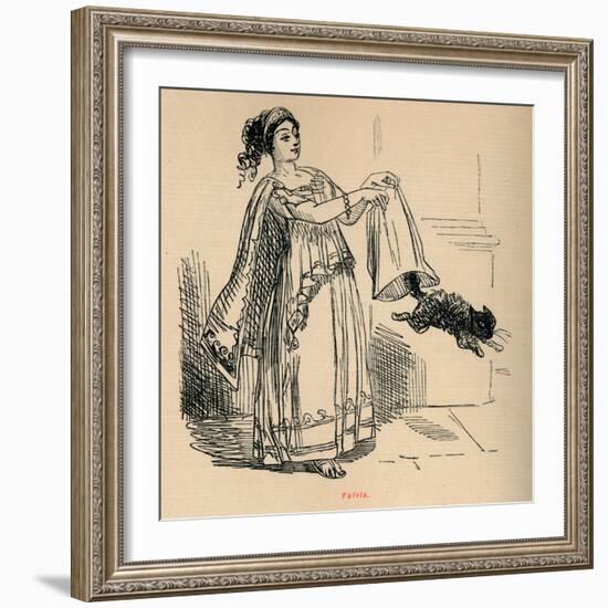 'Fulvia', 1852-John Leech-Framed Giclee Print