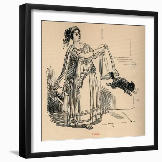 'Fulvia', 1852-John Leech-Framed Giclee Print
