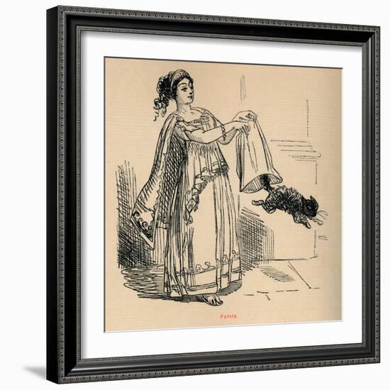 'Fulvia', 1852-John Leech-Framed Giclee Print