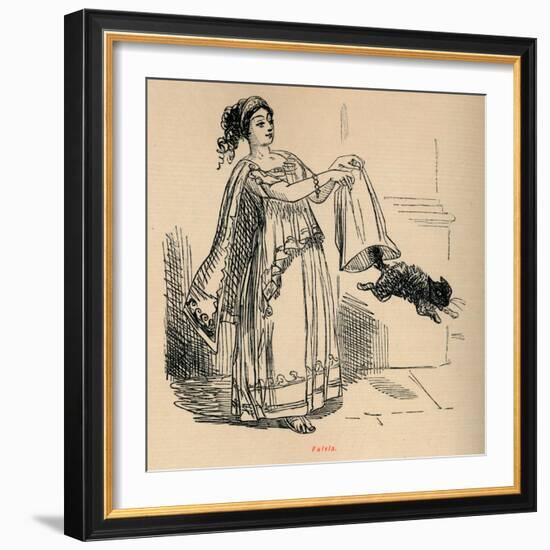 'Fulvia', 1852-John Leech-Framed Giclee Print