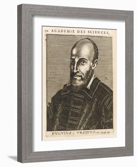 Fulvio Orsini Italian Philologist-Nicolas de Larmessin-Framed Art Print