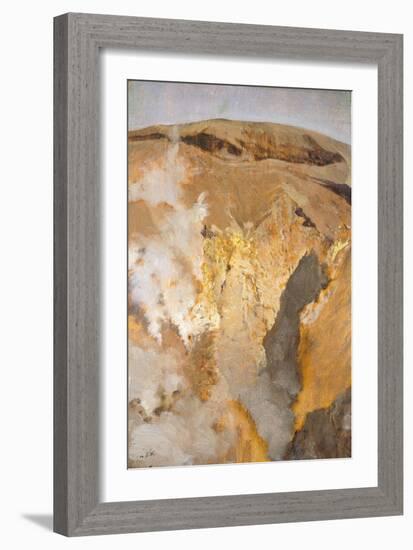 Fumarole of Mount Vesuvius, Circa 1871-Giuseppe De Nittis-Framed Giclee Print