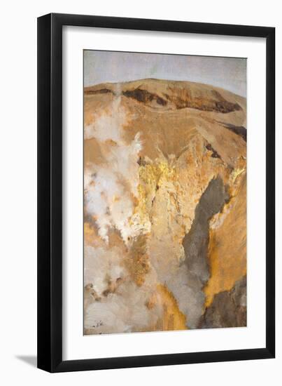 Fumarole of Mount Vesuvius, Circa 1871-Giuseppe De Nittis-Framed Giclee Print