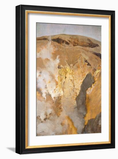 Fumarole of Mount Vesuvius, Circa 1871-Giuseppe De Nittis-Framed Giclee Print