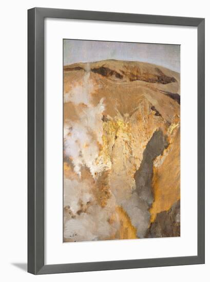 Fumarole of Mount Vesuvius, Circa 1871-Giuseppe De Nittis-Framed Giclee Print