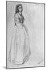 Fumette, Standing' 1859-James Abbott McNeill Whistler-Mounted Giclee Print