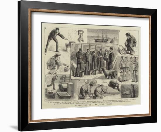 Fumigation of a Training Vessel-null-Framed Giclee Print