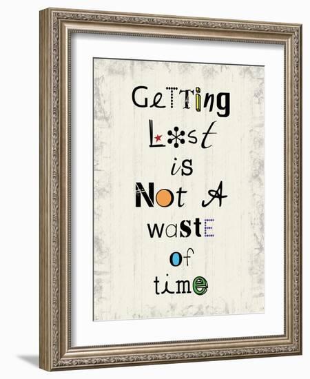 Fun 1 Getting Lost-Lauren Gibbons-Framed Art Print