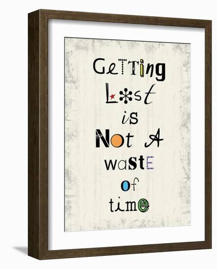 Fun 1 Getting Lost-Lauren Gibbons-Framed Art Print