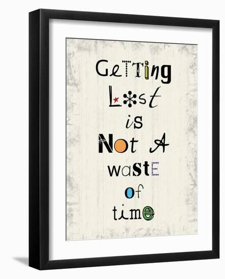 Fun 1 Getting Lost-Lauren Gibbons-Framed Art Print