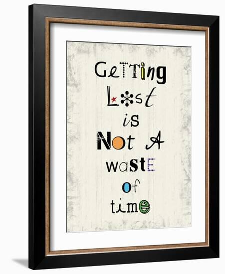 Fun 1 Getting Lost-Lauren Gibbons-Framed Art Print