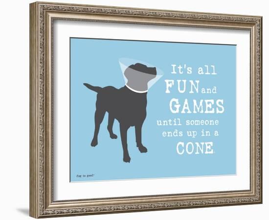 Fun And Games-Dog is Good-Framed Premium Giclee Print