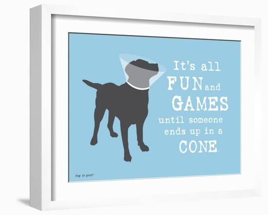 Fun And Games-Dog is Good-Framed Premium Giclee Print