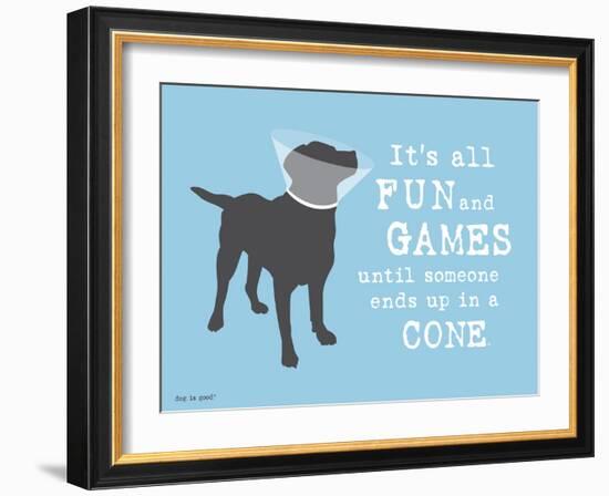 Fun And Games-Dog is Good-Framed Premium Giclee Print