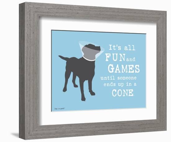 Fun And Games-Dog is Good-Framed Art Print