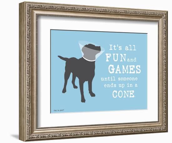 Fun And Games-Dog is Good-Framed Premium Giclee Print