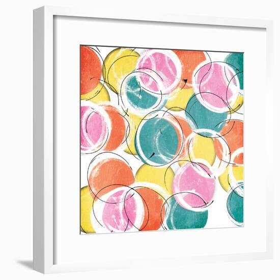 Fun Circles-OnRei-Framed Art Print