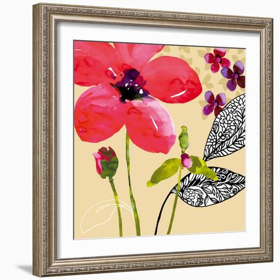 Fun Flowers I-Sandra Jacobs-Framed Giclee Print