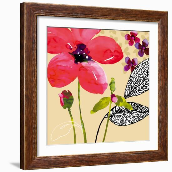 Fun Flowers I-Sandra Jacobs-Framed Giclee Print