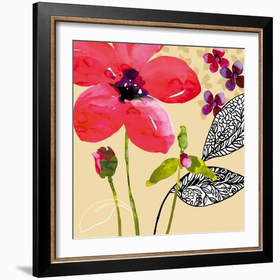 Fun Flowers I-Sandra Jacobs-Framed Giclee Print