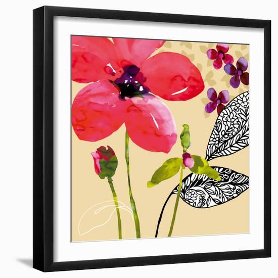 Fun Flowers I-Sandra Jacobs-Framed Giclee Print